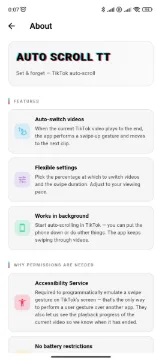 Auto Scroll TT: Smart Swipe — снимок экрана № 4 на Android